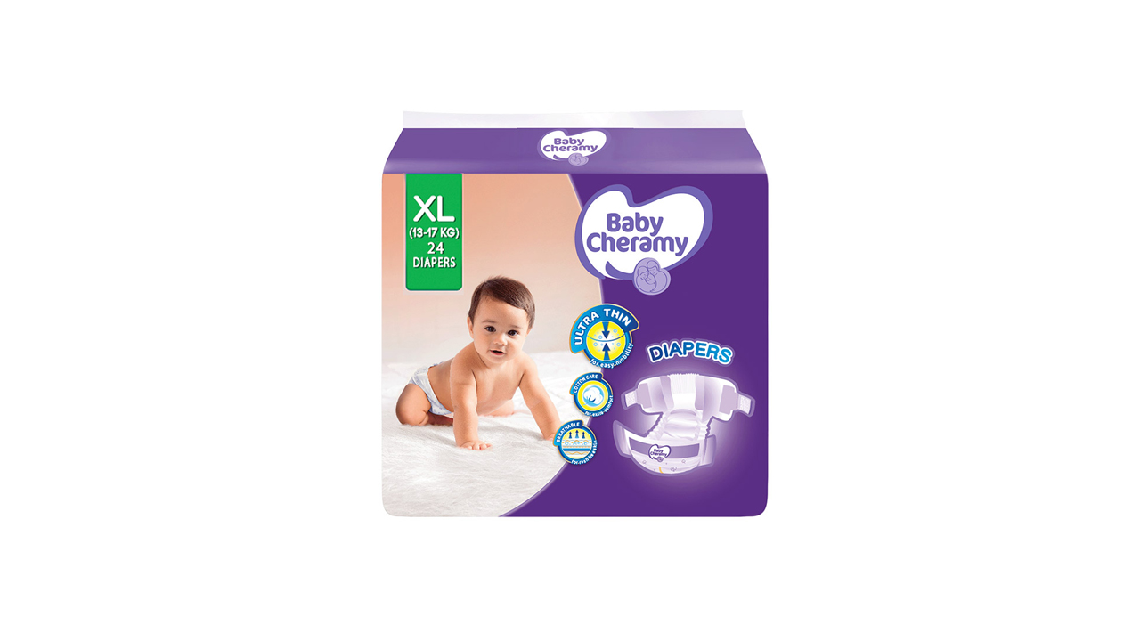 Baby Cheramy Diapers XL (24 Diapers)