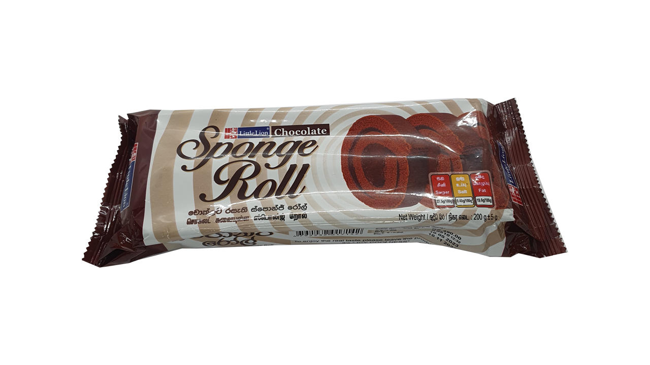Little Lion Sponge Roll Chocolate (200g)