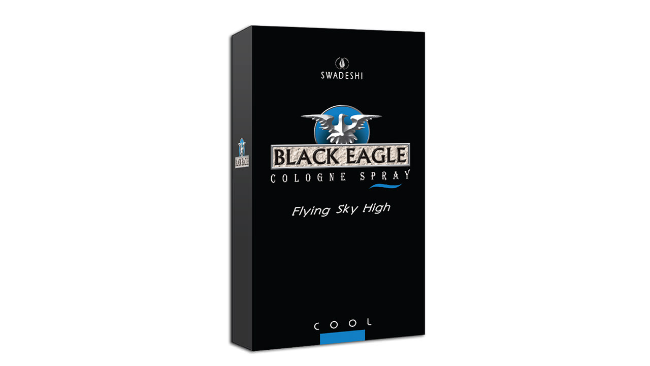 Swadeshi Black Eagle Cool Cologne Spray (100ml)