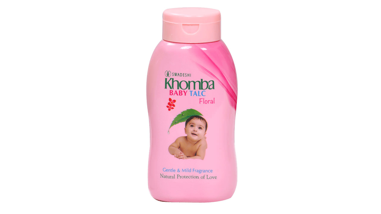 Swadeshi Khomba Baby Talc Floral (100g)