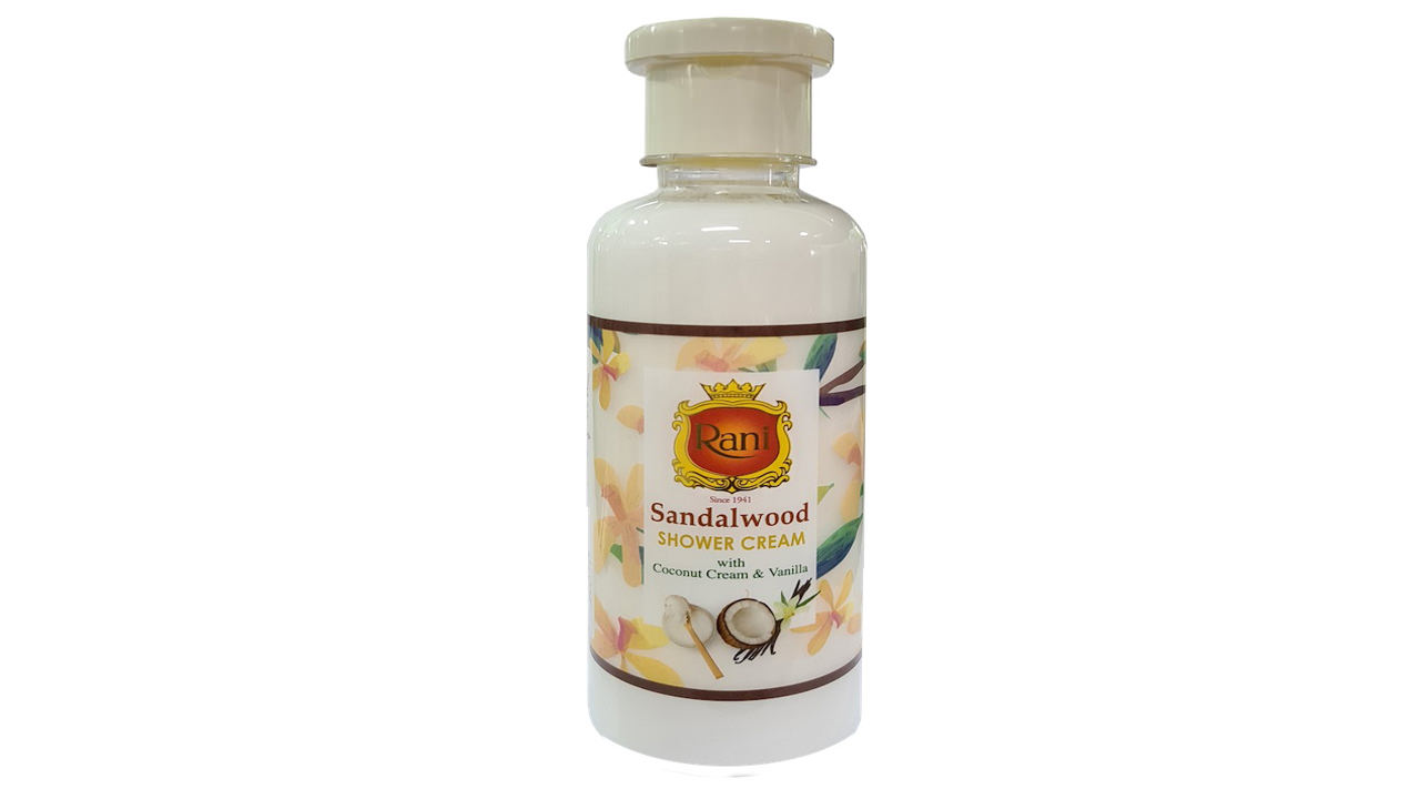 Swadeshi Rani Sandalwood Shower Cream Coconut Cream & Vanilla (250ml)