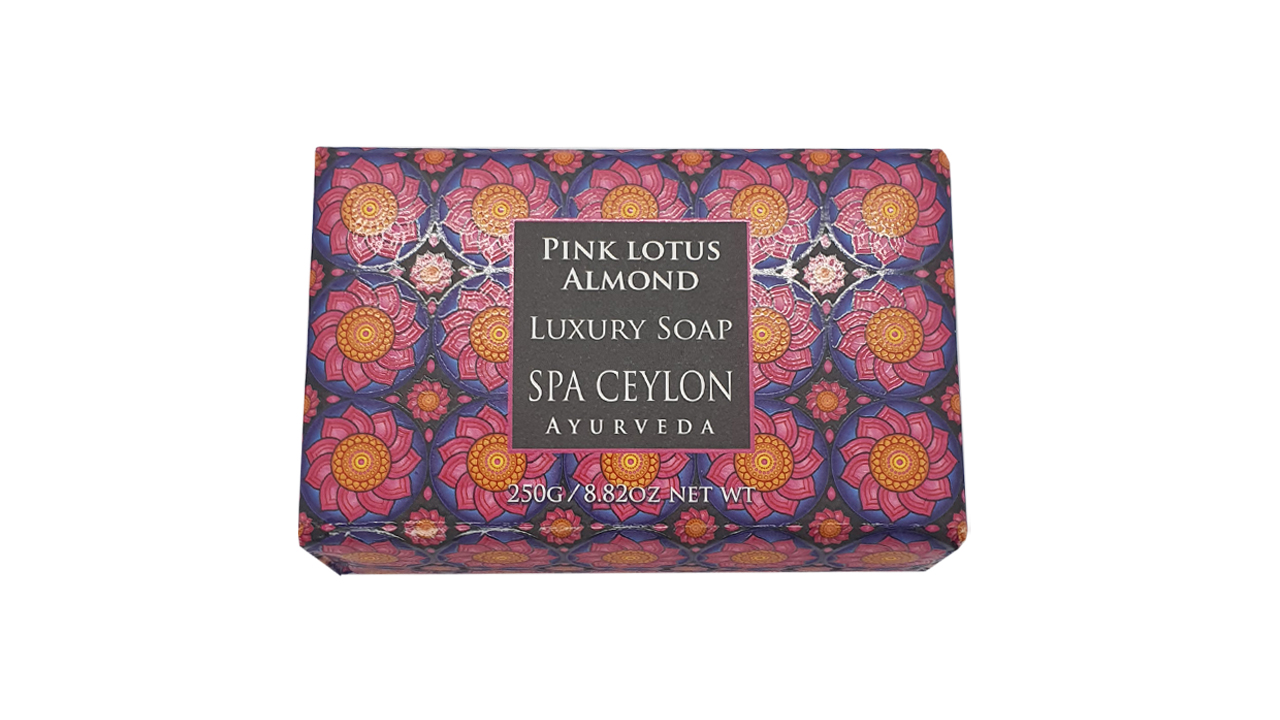 Spa Ceylon Pink Lotus Almond Luxury Soap (250g)