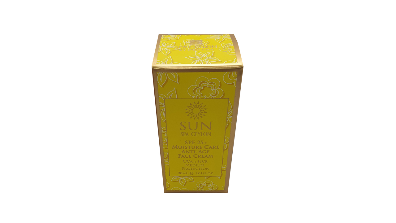 Spa Ceylon Sun SPF 25+ Moisture Care Anti-Age Face Cream UVA + UVB Medium Protection (30ml)