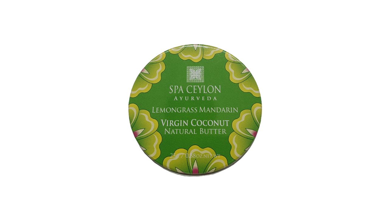 Spa Ceylon Lemongrass Mandarin Virgin Coconut Natural Butter (25g)