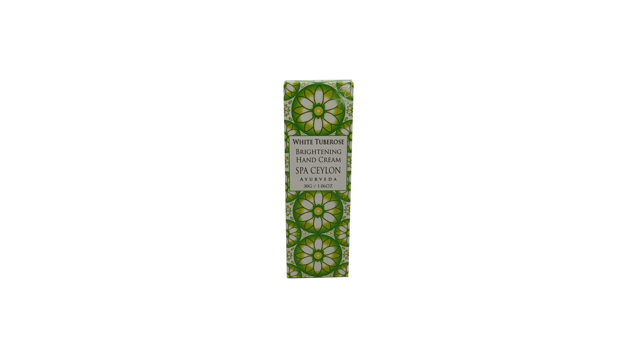 Spa Ceylon White Tuberose Brightening Hand Cream (30g)