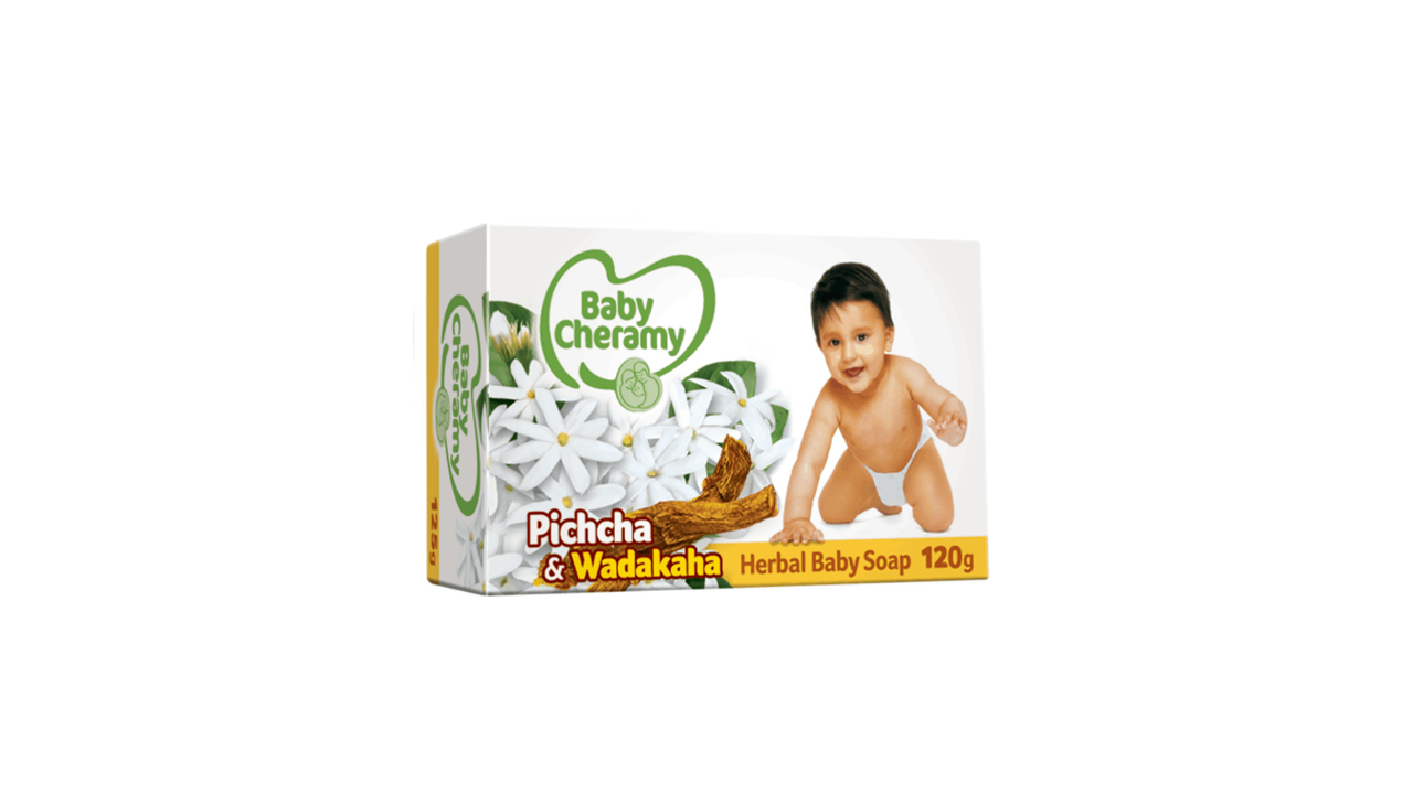 Baby Cheramy Pichcha and Wadakaha Herbal Baby Soap (120g)
