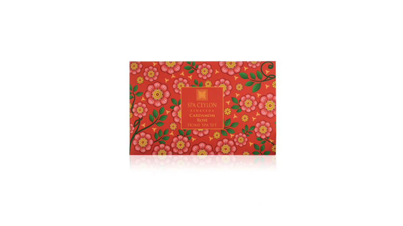 Spa Ceylon Cardamom Rose Home Spa Set