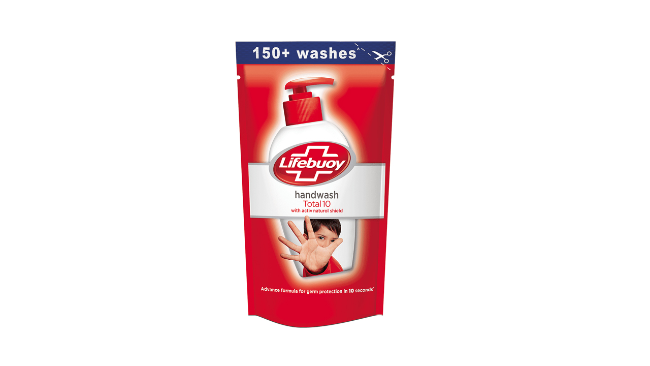 Lifebuoy Total 10 Handwash Refill Pouch (180ml)