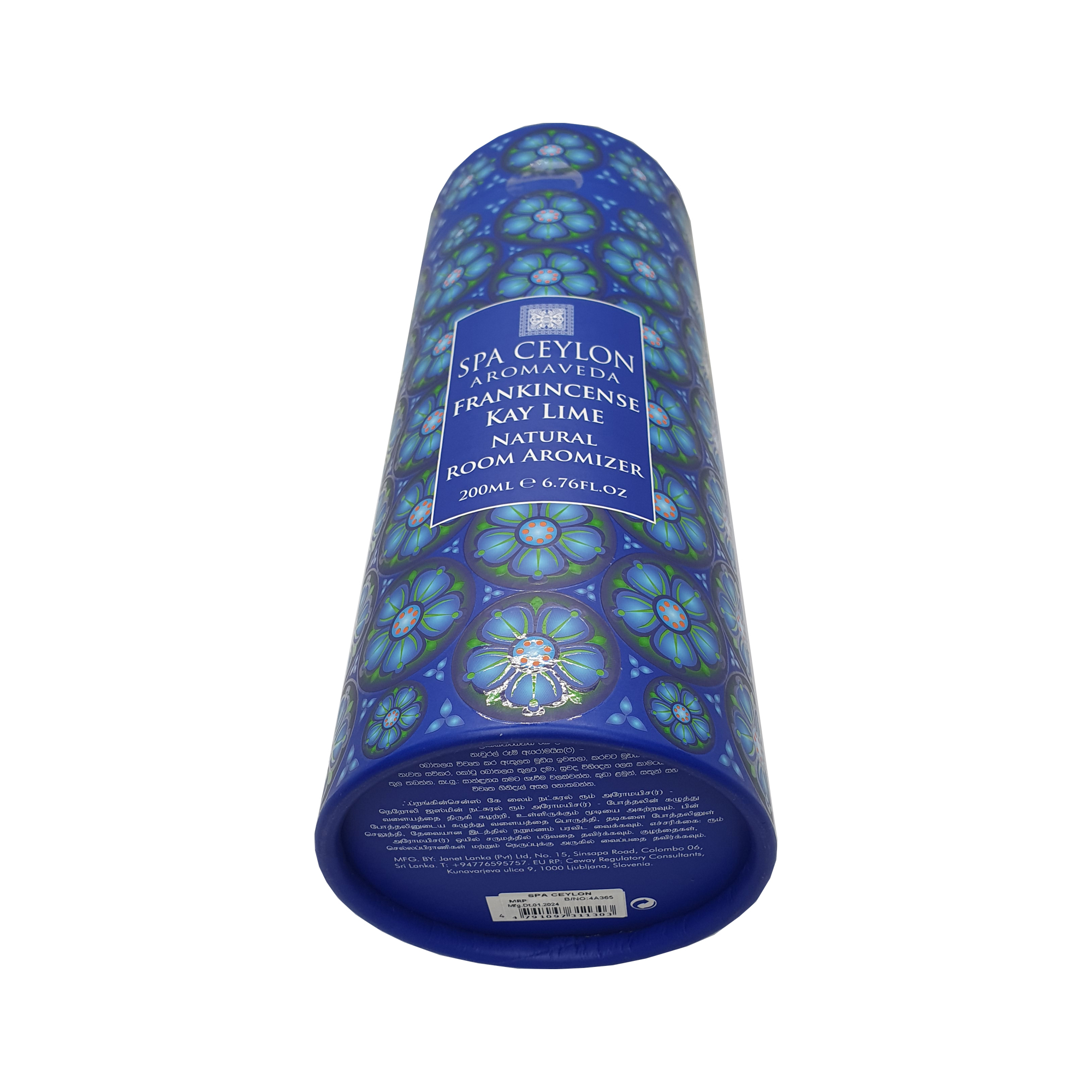Spa Ceylon Frankincense Kay Lime Natural Room Aromizer