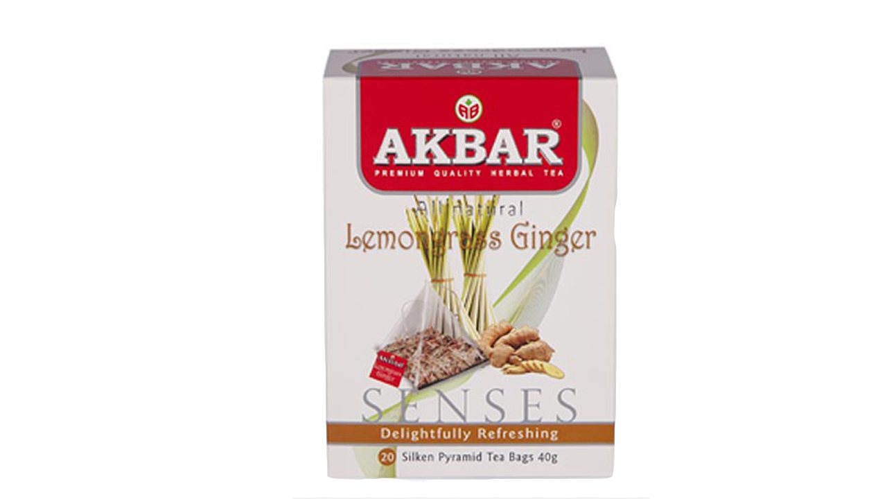 Akbar Lemon Grass & Ginger (40g) 20 Tea Bags