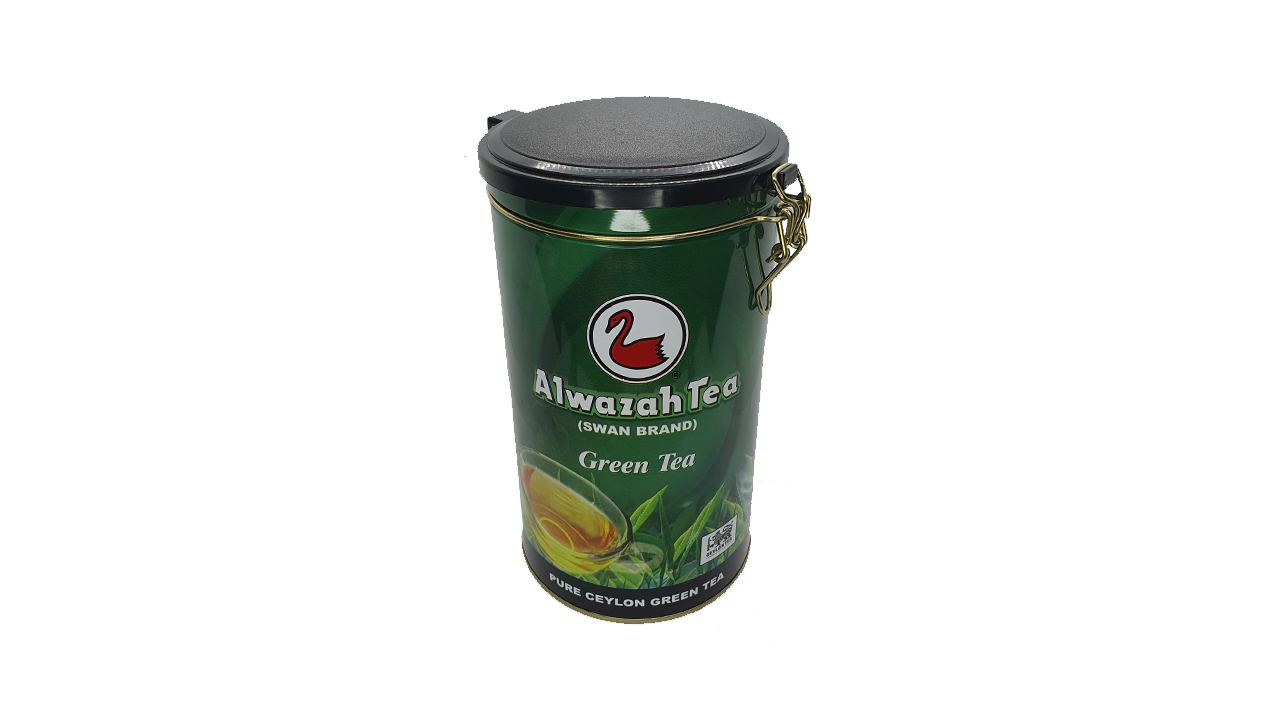 Alwazah Pure Ceylon Green Tea Tin (300g)