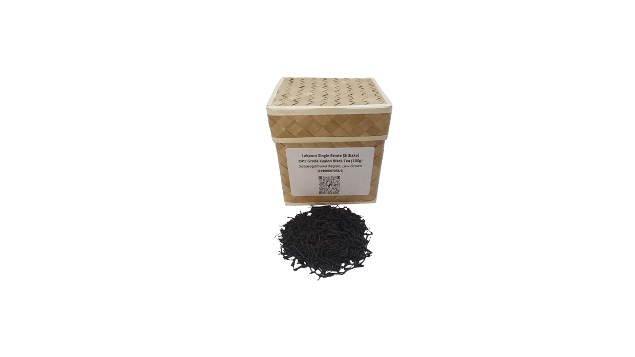 Lakpura Single Estate (Sithaka) OP1 Grade Ceylon Black Tea (100g)