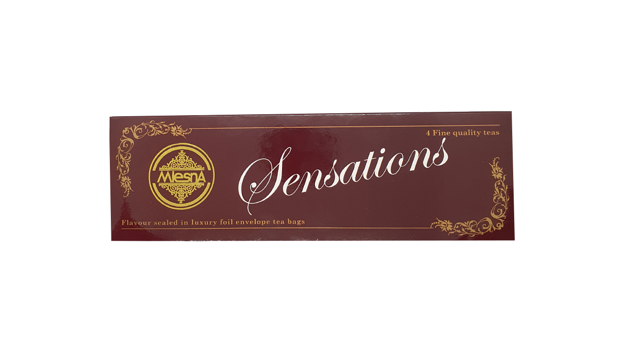 Mlesna Sensations 4 Flavour Assorted Luxury Foil Tea Bags (80g)