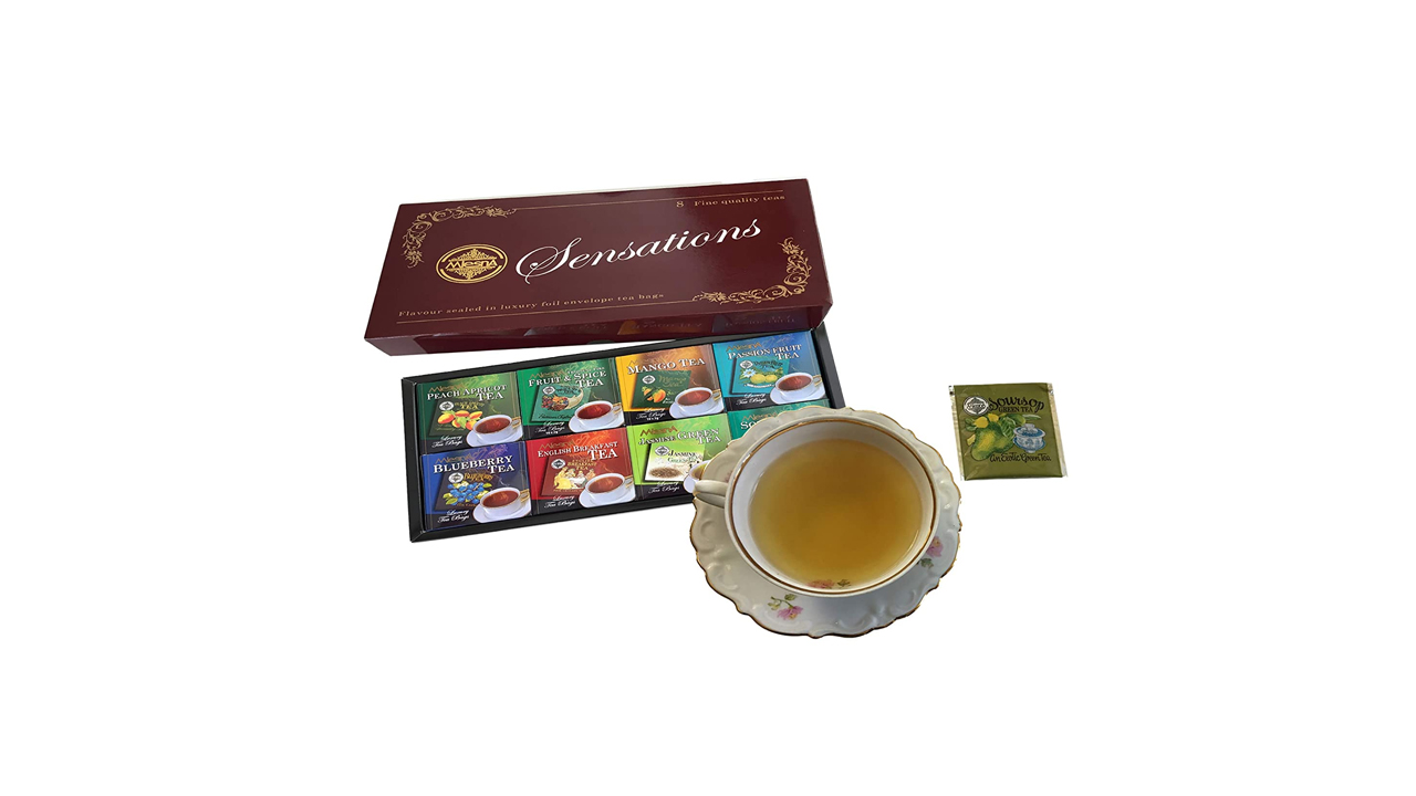 Mlesna Sensations 8 Flavour Assorted Luxury Foil Tea Bags (160g) 80 Tea Bags