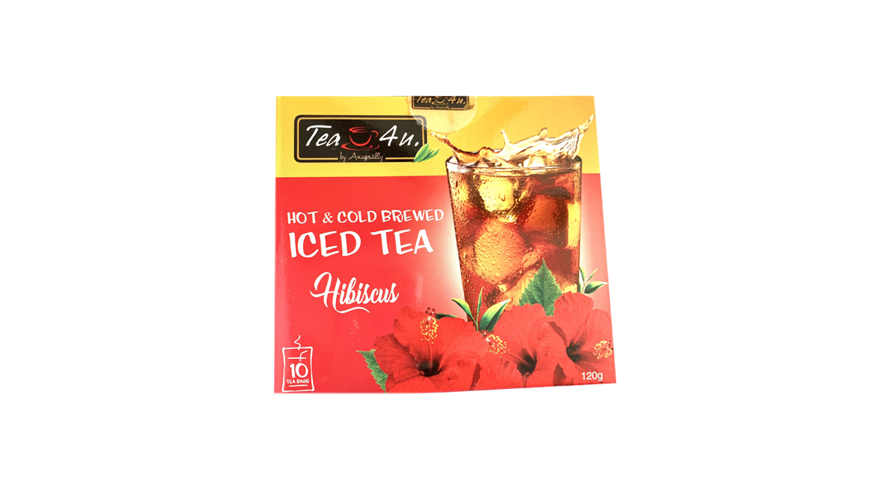 Tea4U Hibiscus Iced Tea (120g) 10 Tea Bags