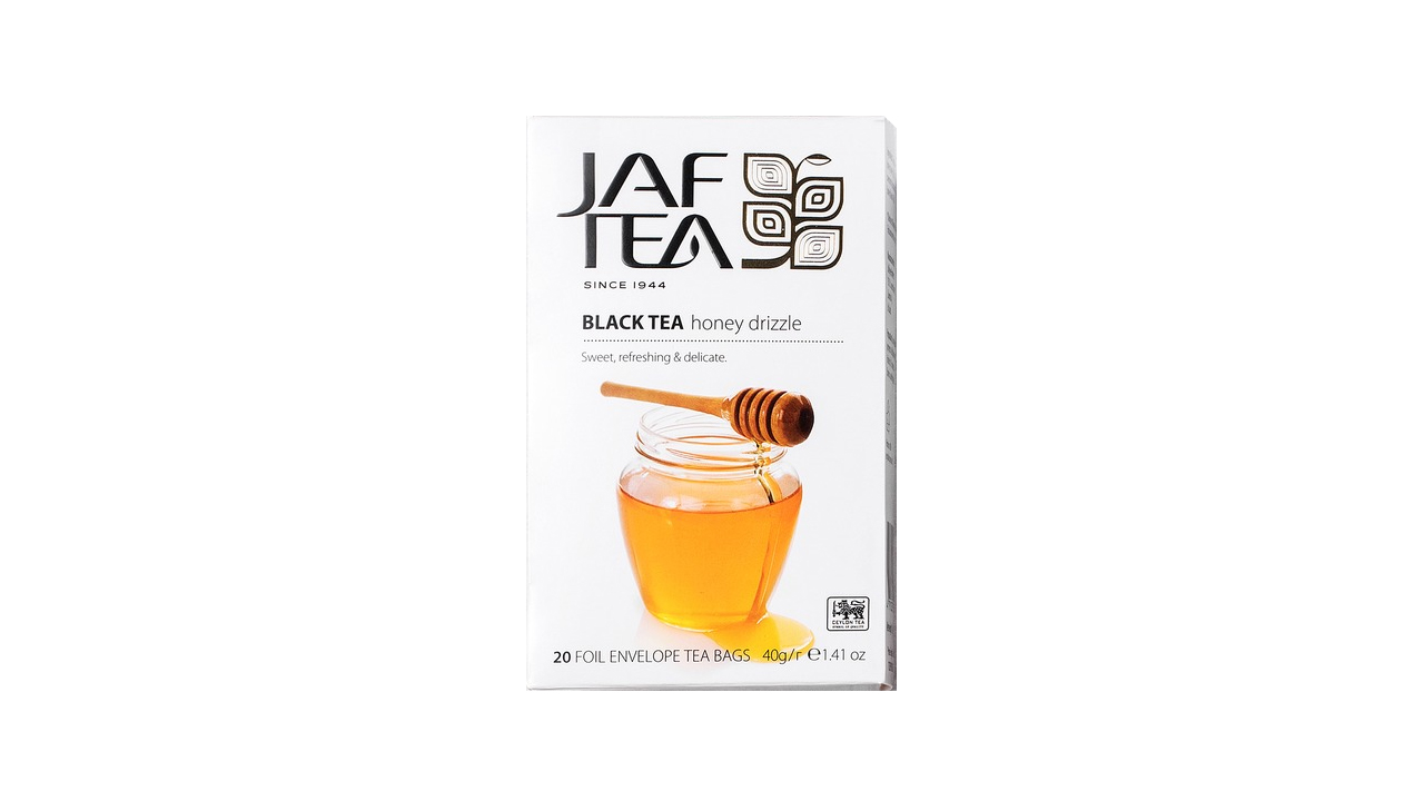 Jaf Tea Black Tea Honey Drizzle Foil Envelop Tea bags (40g)
