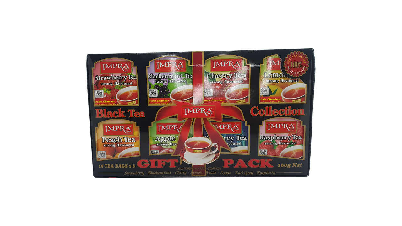 Impra 8 Flavours Black tea Collection (160g)