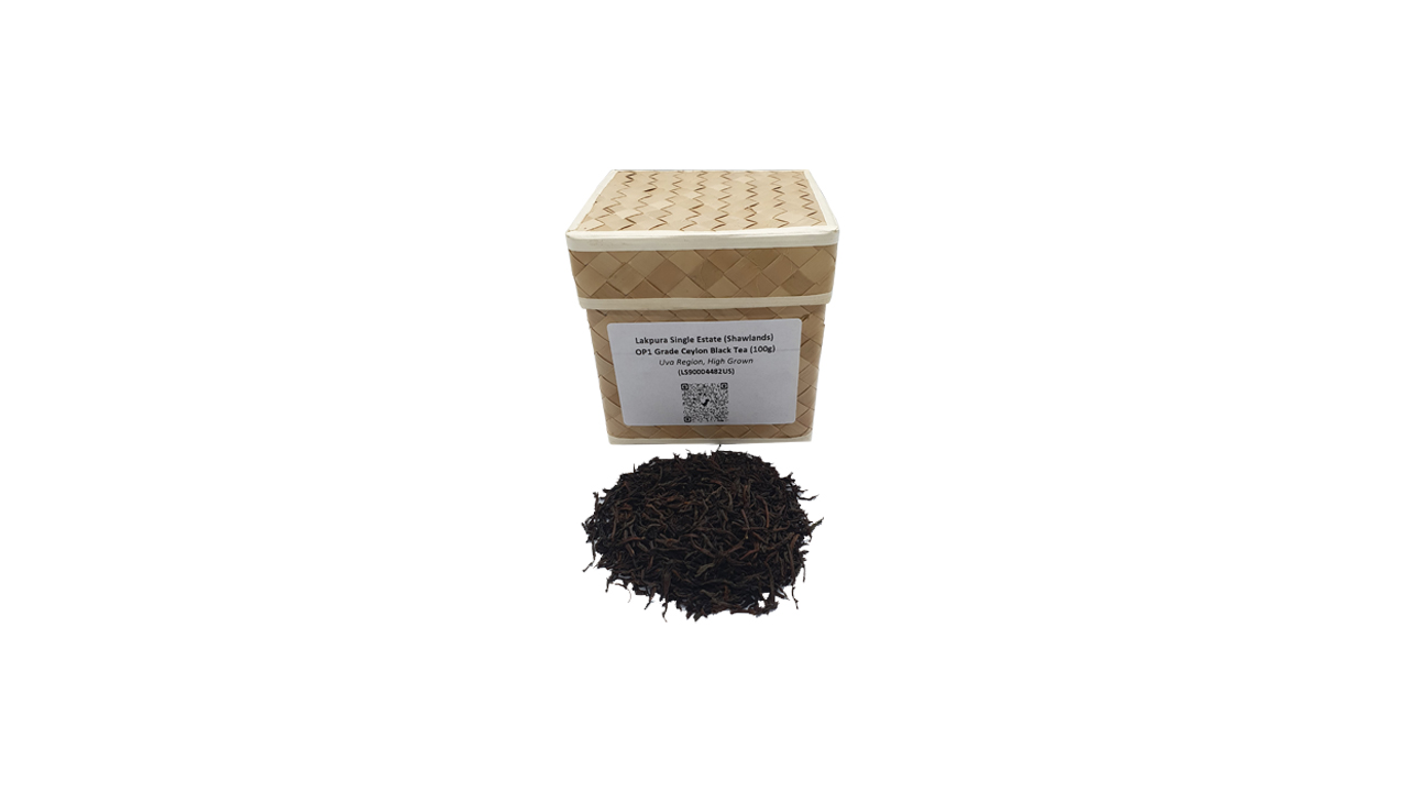 Lakpura Single Estate (Shawlands) OP1 Grade Ceylon Black Tea (100g)
