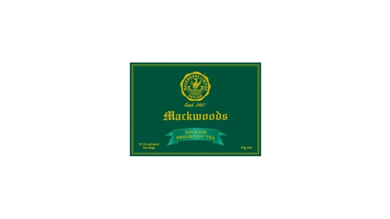 Mackwoods English Breakfast 25 Enveloped Tea Bags (50g)