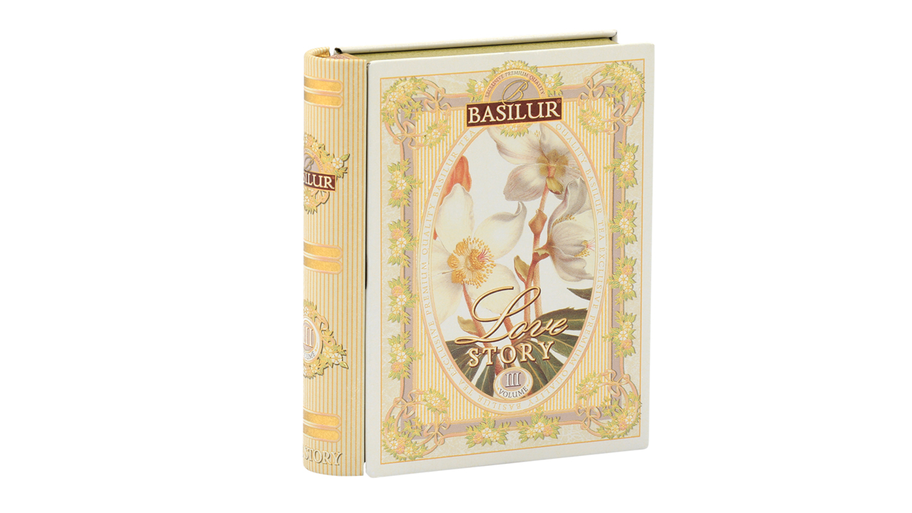 Basilur "Miniature Tea Book - Love Story Volume III" (10g) Caddy