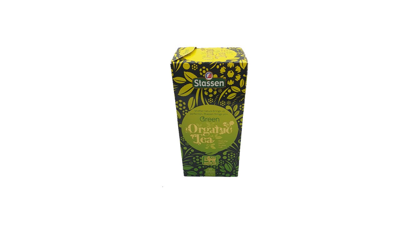 Stassen Green Organic Tea (50g) 25 Tea Bags Pack Of 4