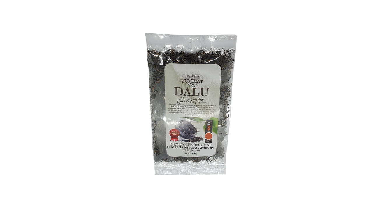Lumbini Sinharaja Wiry Tips (FBOPF EX SP) Grade Black Tea (25g)