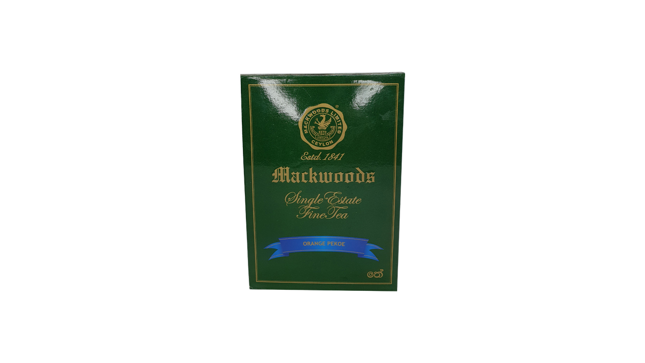 Mackwoods Single Estate, Loose Leaf, Orange Pekoe (Op) In A Carton (100g)