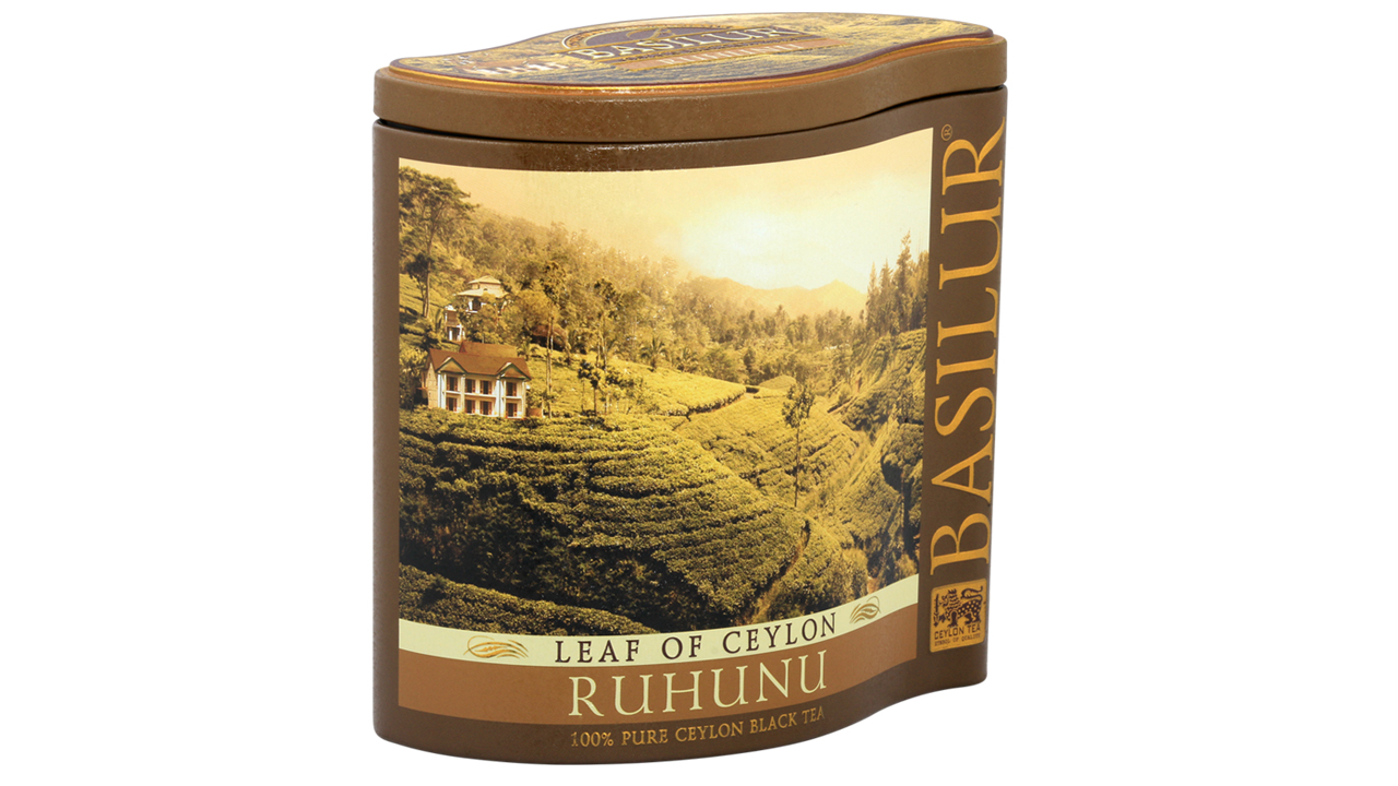 Basilur Leaf Of Ceylon "Ruhunu" Pure Black Tea (100g) Caddy