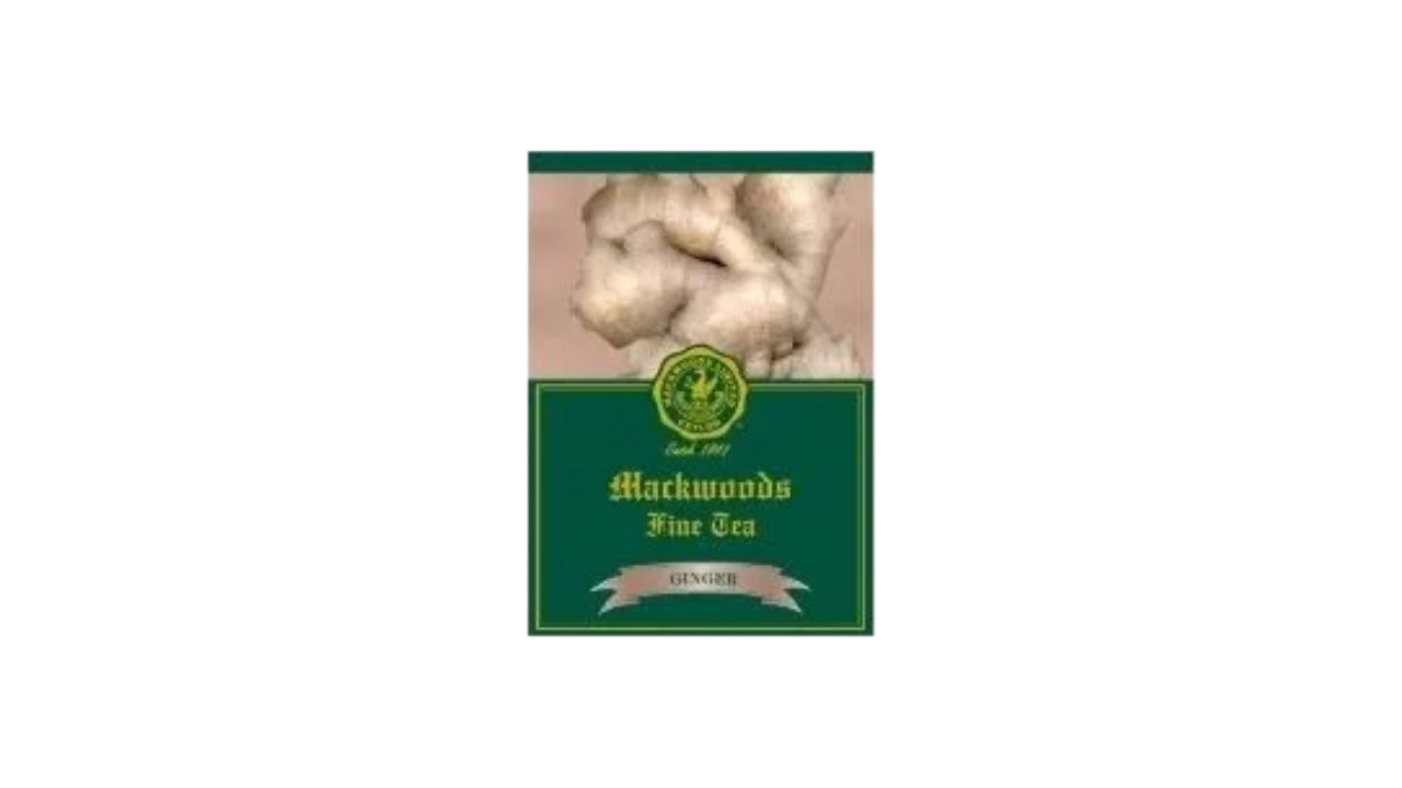 Mackwoods Ginger Flavoured Single Estate Black Tea 25 Enveloped Tea Bags (50g)