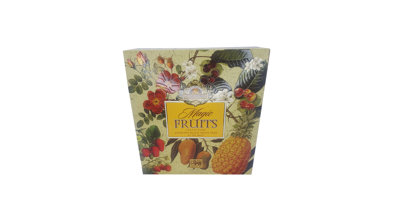 Basilur Magic Fruits "Magic Fruits Assorted - 40 Envelopes" (80g) Tea Bag