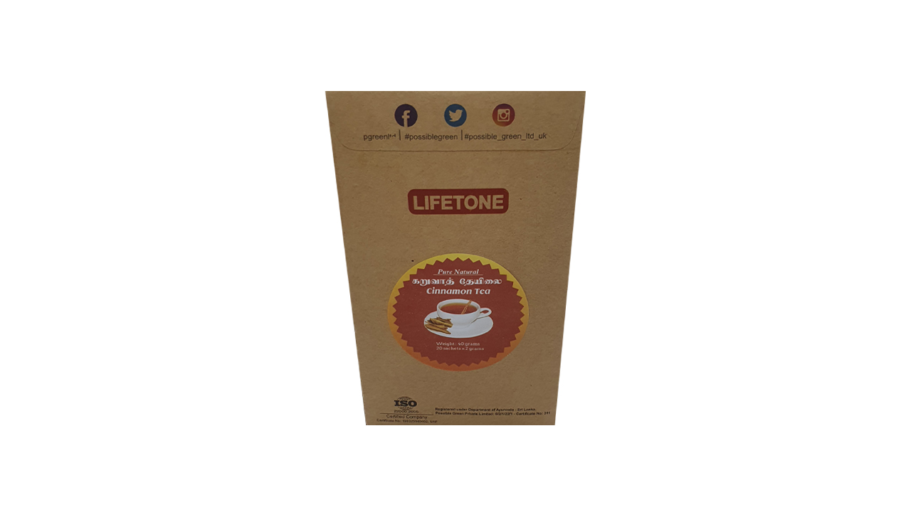 Lifetone Cinnamon Tea (40g) 20 Tea Bags