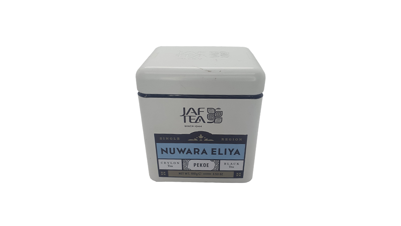 Jaf Tea Single Region Collection Nuwara Eliya PEKOE Caddy (100g)
