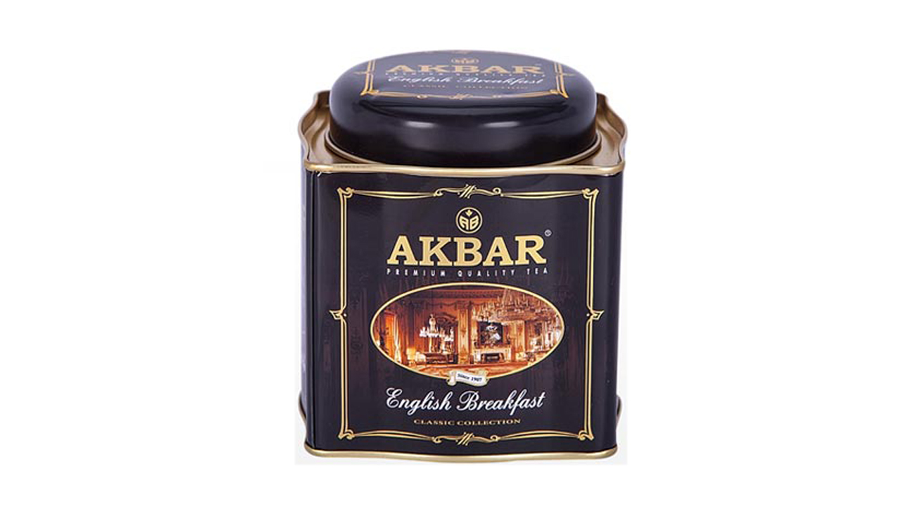 Akbar Classic English Breakfast Leaf Tea (250g) Tin