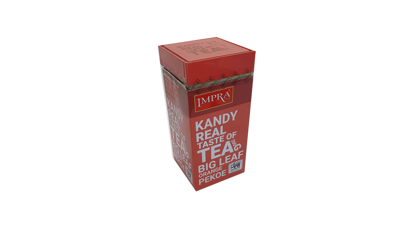 Impra Kandy Taste of Tea Big Leaf Orange Pekoe (200g) Metal Caddy