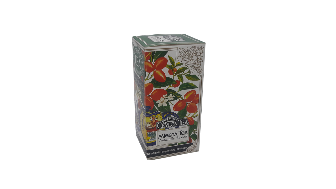 Mlesna Peach Apricot Luxury Tea Bags (60g)