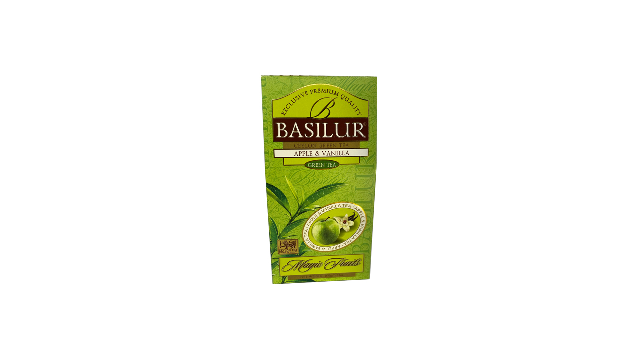 Basilur Magic Fruits  Apple & Vanilla Green Tea (100g)