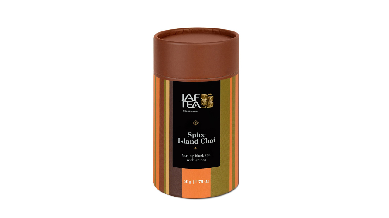 Jaf Tea Spice Island Chai - Stong Balck Tea With Spices Caddy (50g)