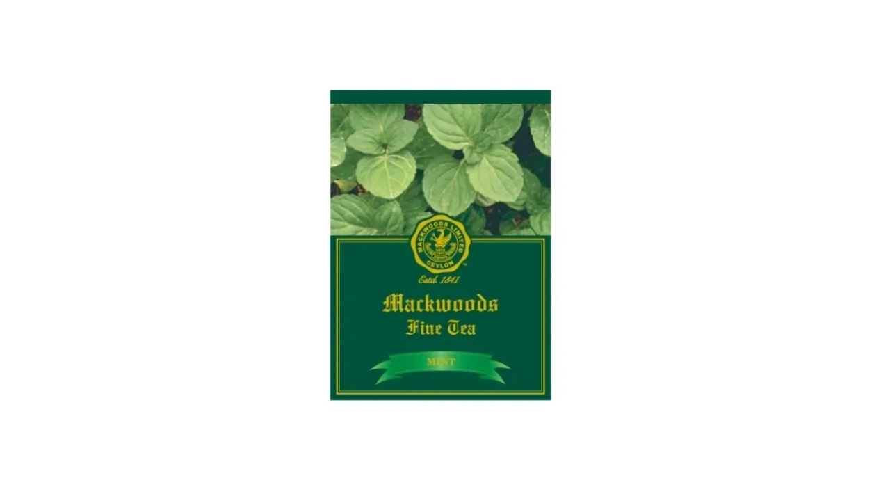 Mackwoods Mint Flavoured Ceylon Black tea (50g) 25 Count Tea Bags
