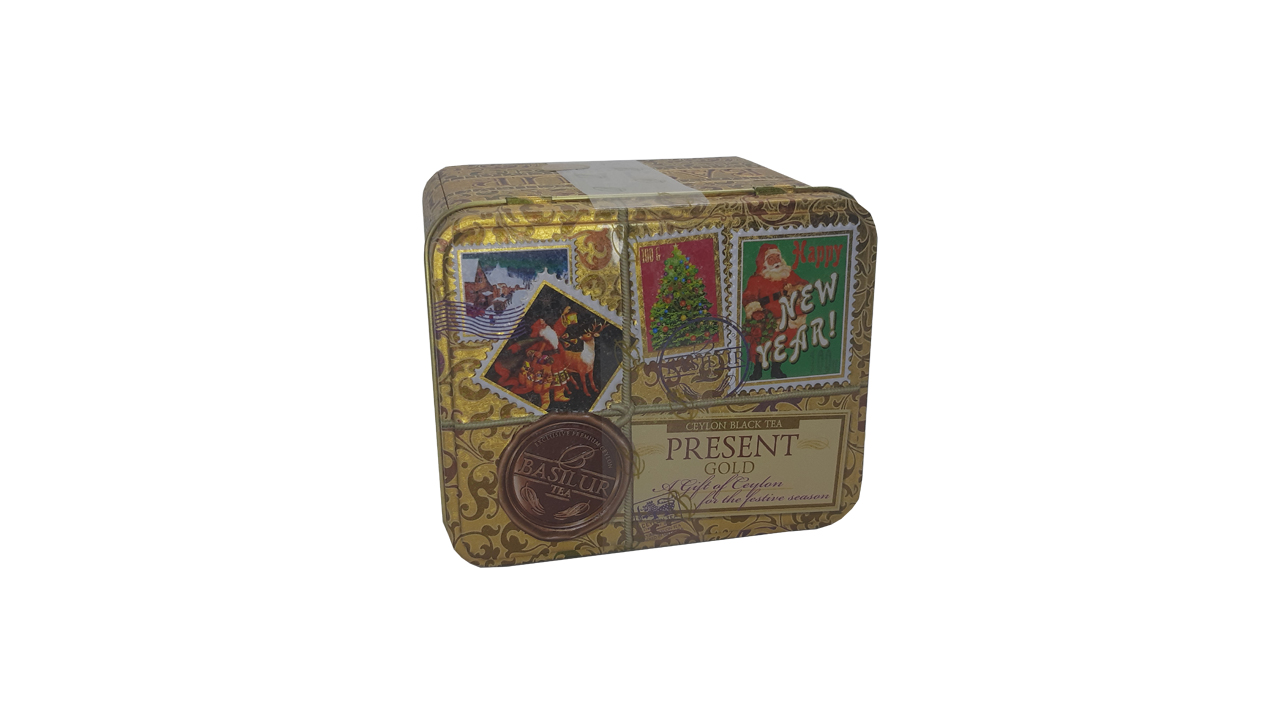 Basilur Present Gold Black Tea Tin (100g)