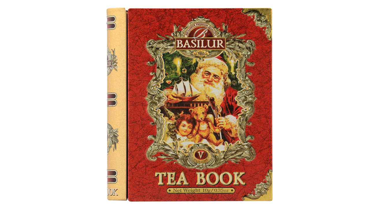 Basilur "Miniature Tea Book - Volume V - Red" (10g) Caddy