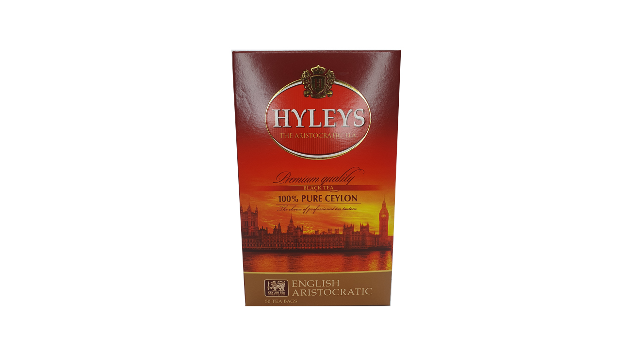 Hyleys Premium Quality Black Tea 50 Tea Bags (100g)