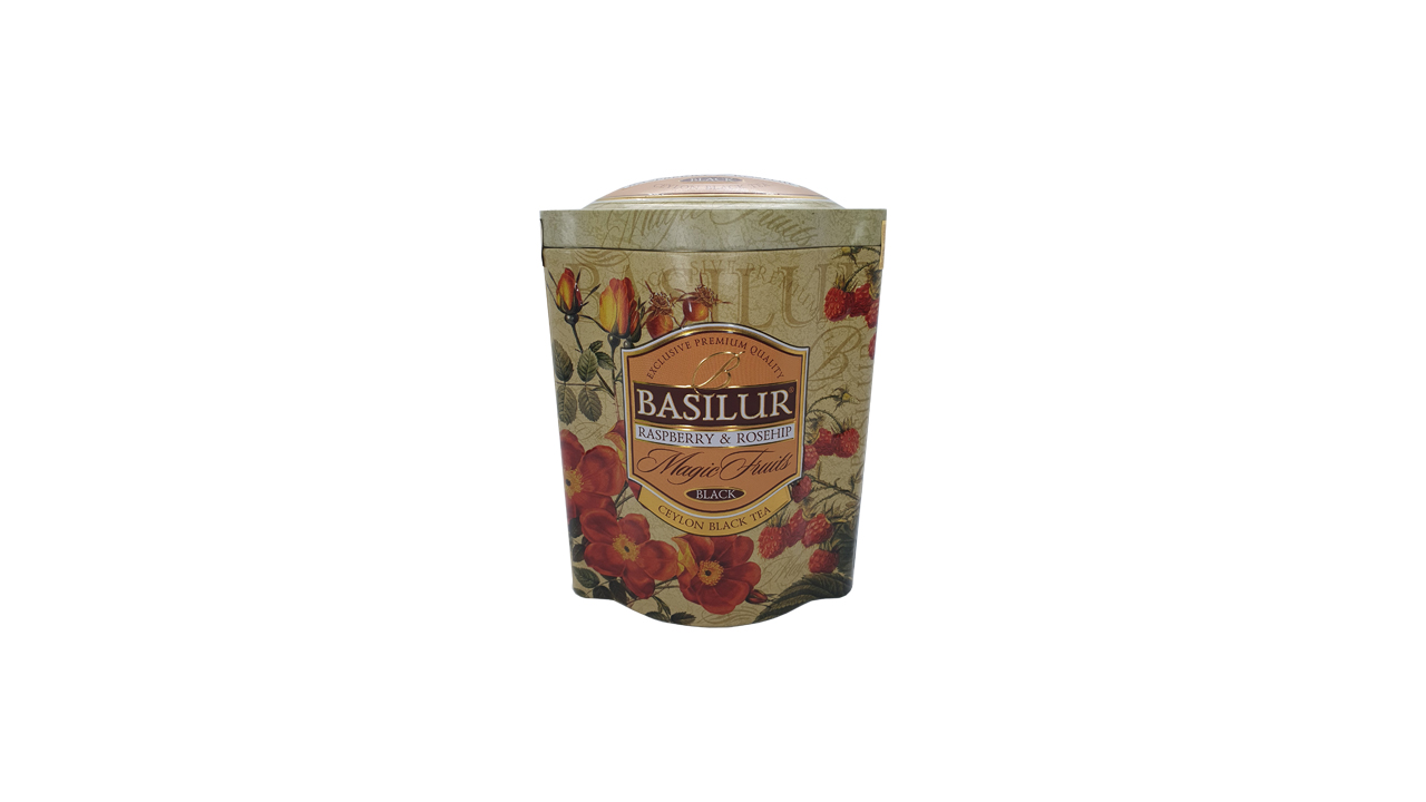 Basilur Magic Fruits Raspberry and Rosehip (100g) Tin Caddy