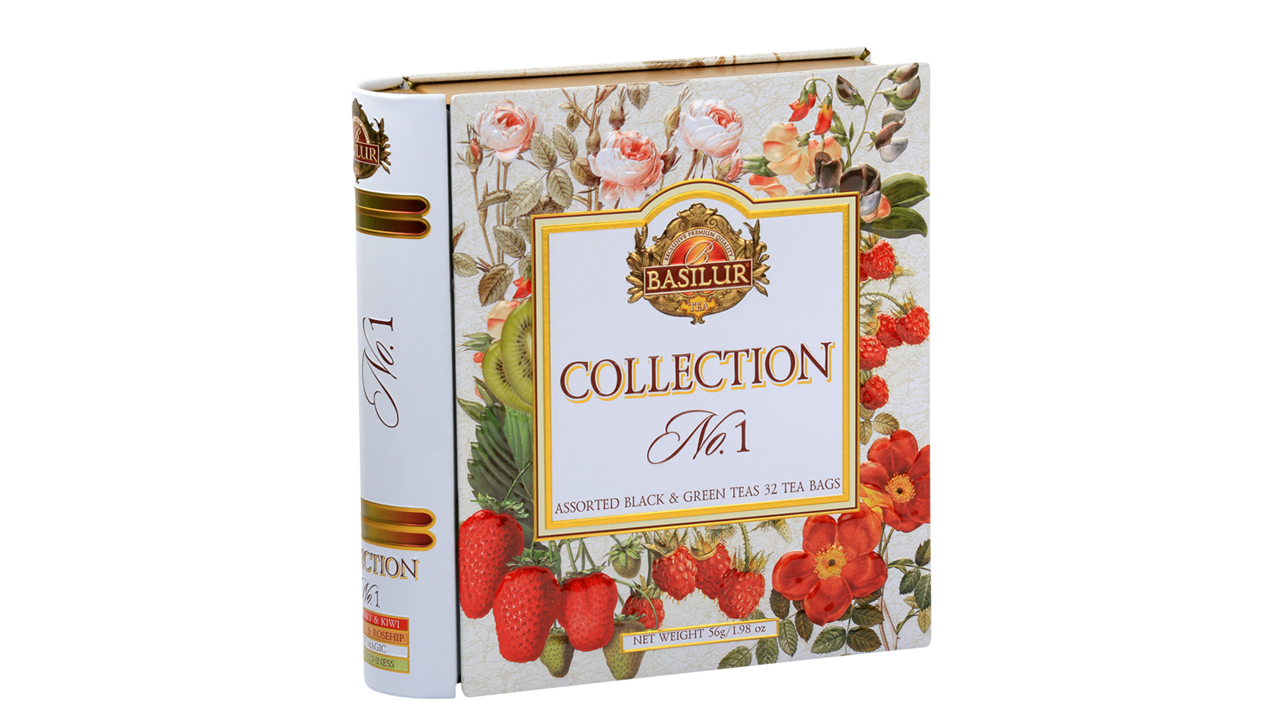 Basilur Assorted Black & Green Teas Tea Book Collection No.1 (56g) 32 Tea Bags