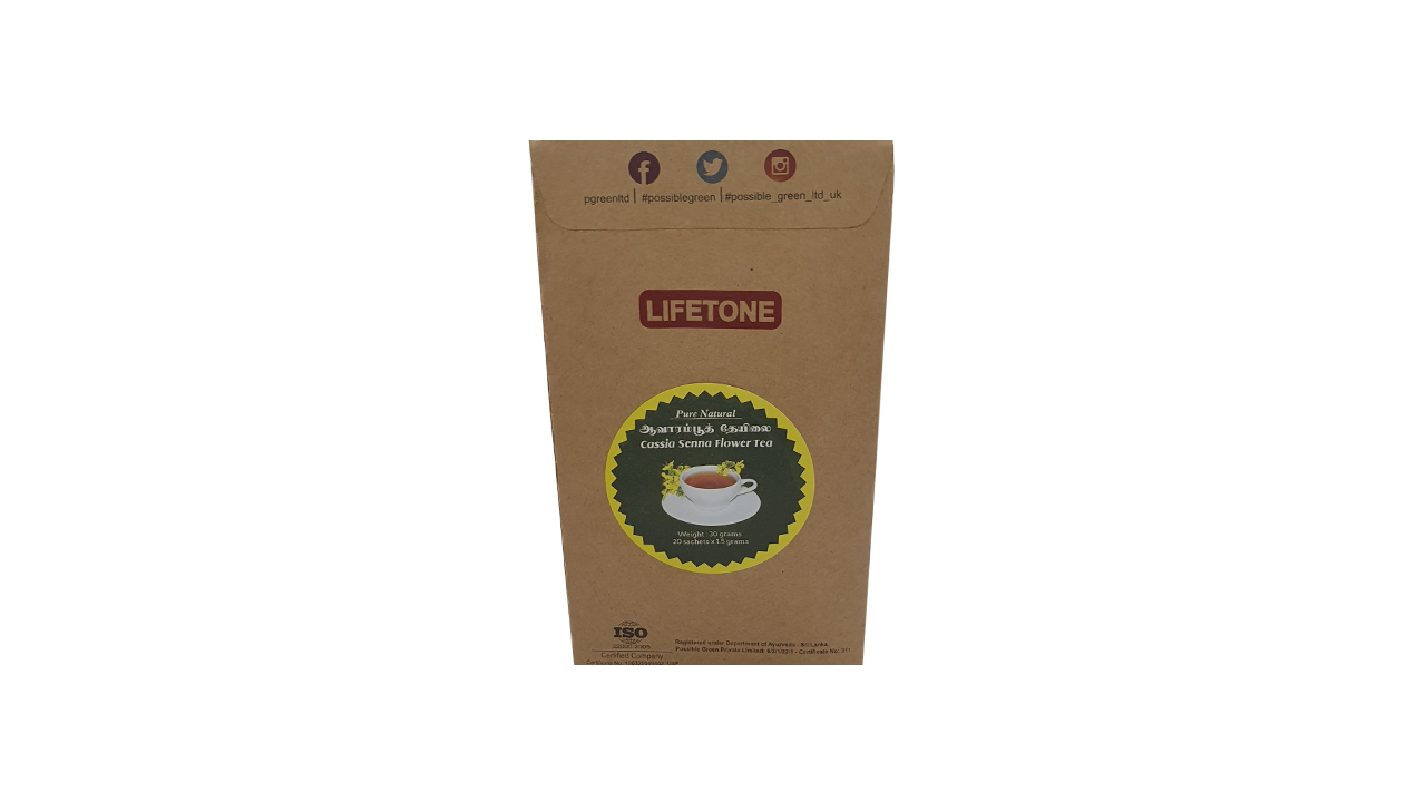Lifetone Cassia Senna Flower Tea (40g) 20 Tea Bags
