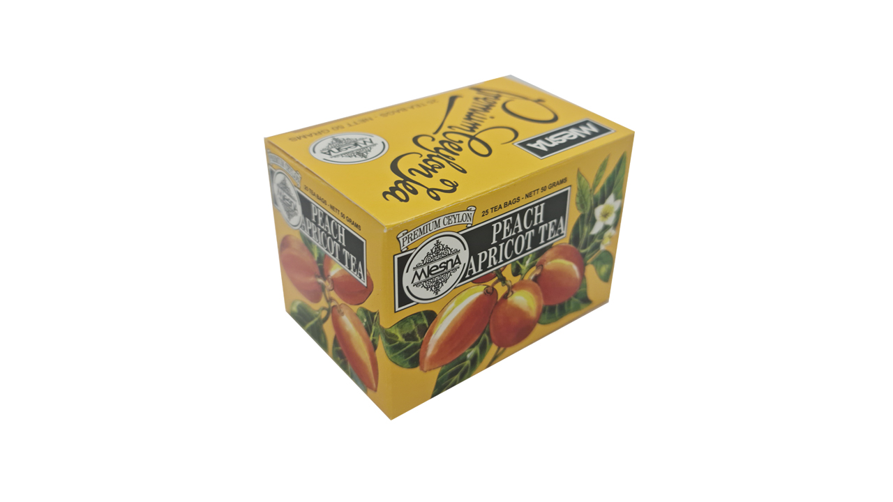 Mlesna Peach Apricot Tea 25 Tea Bags (50g)