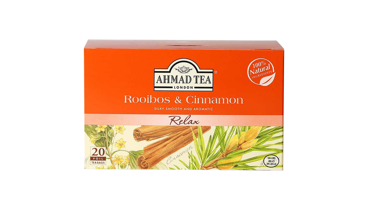 Ahmad Tea Rooibos & Cinnamon Tea (40g) 20 Foil Tea Bags