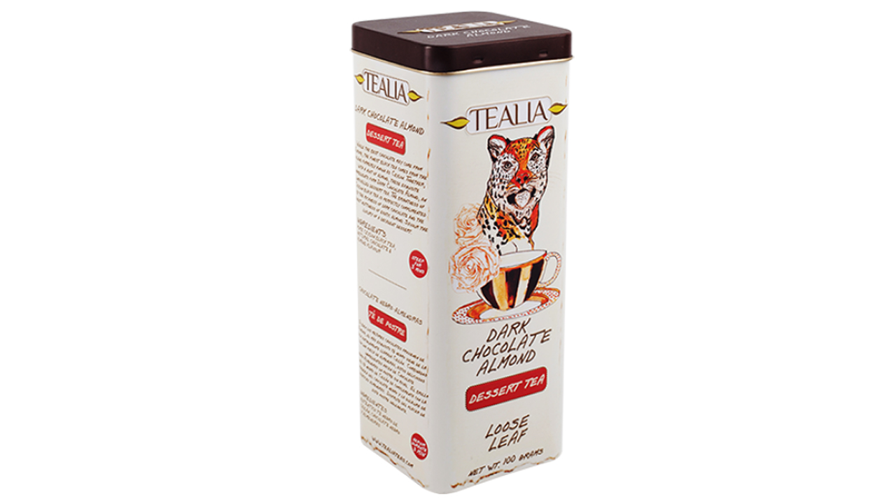Tealia Dark Chocolate Almond Tea (100g)