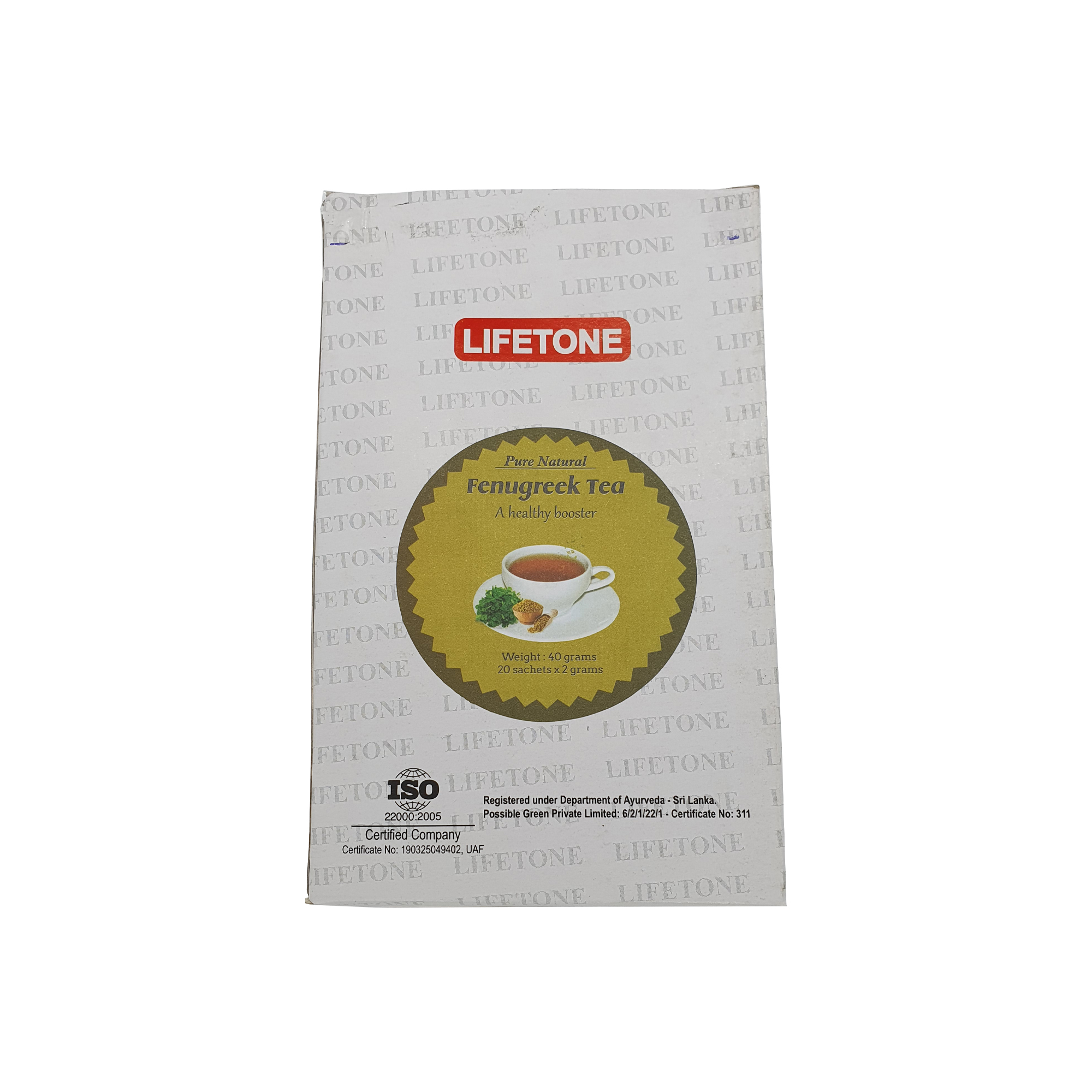 Lifetone Fenugreek Tea (40g) 20 Tea Bags