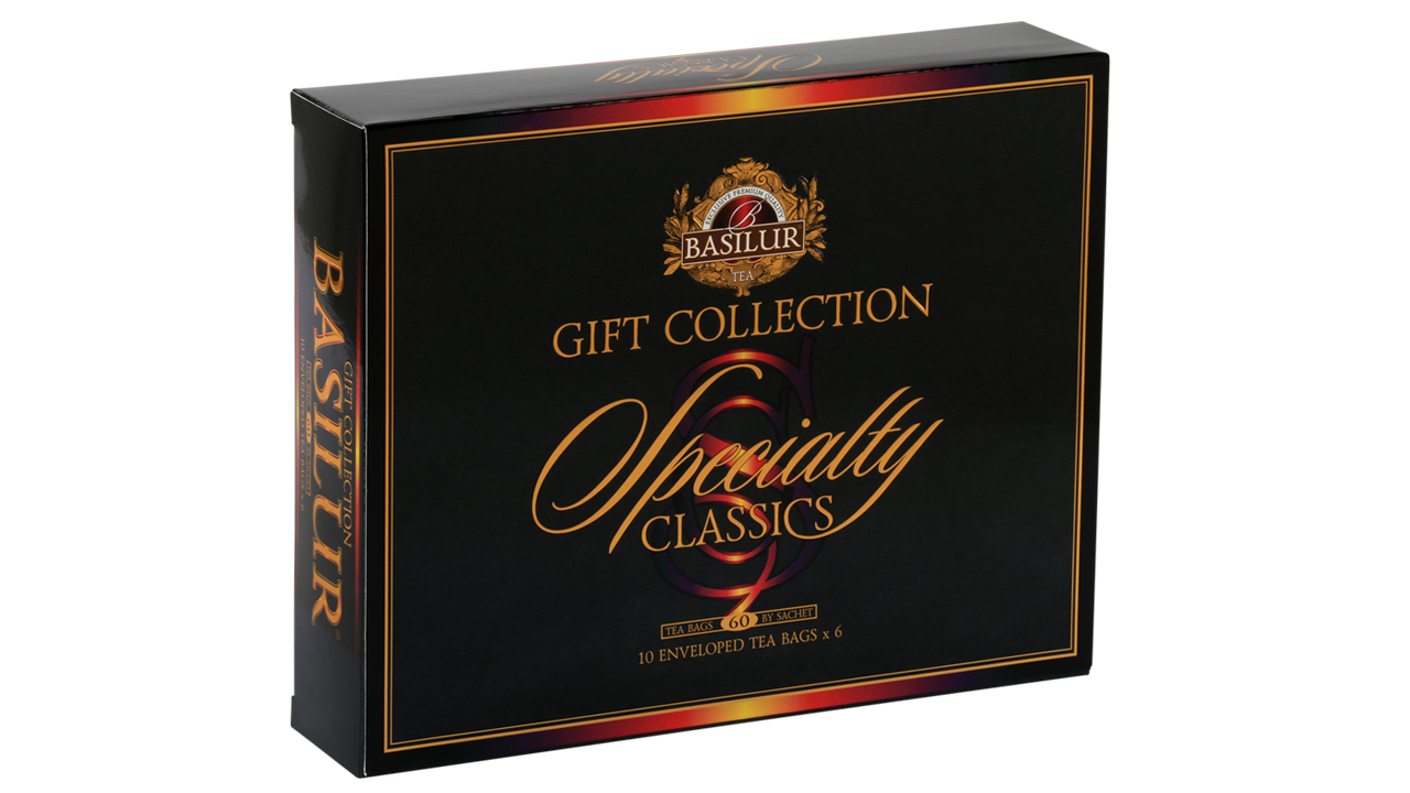 Basilur Giftbox Assorted Specialty Classics (115g) 60 Enveloped Tea Bags