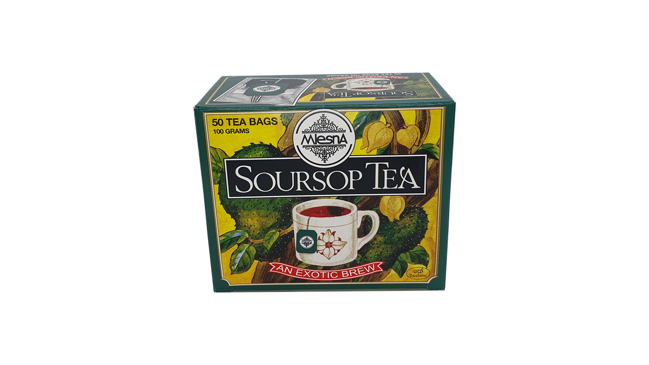 Mlesna Soursop "An Exotic Brew" Black Tea (100g) 50 Tea Bags